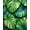 Green, Pattern 2, variant on ODIKA 4'x6' Machine Washable Non-Slip Area Rug, Jungle Bloom Green Floor Exotic Leaf Patterned High Traffic Rug, Green, 93219