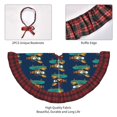 thumbnail image 4 of Sigee Skateboard Rides Cartoon Lobster for Christmas Decoration Tree Skirt Christmas Plaid Tree Skirt,Christmas home decor Holiday Tree Skirt Fits TChristmas Tree-36", 4 of 6