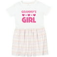 thumbnail image 3 of Inktastic Grammy's Girl Granddaughter Girls Toddler Dress, 3 of 5