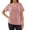 Red, variant on Lixiuxyad Loose Casual Tee T-Shirt Women's Post T Shirt Round Neck Button Front Casual Comfort Pure Color Top For All Seasons With Easy Care,Black L
