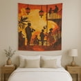 thumbnail image 2 of Harlem Renaissance Nights Wall Tapestry for Bedroom by DC | African American Tapestry Wall Hanging & Aesthetic Decor for Dorm, Living Room, Picnic & Home | 45"x60", 2 of 7