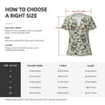thumbnail image 5 of Naloa Skull with Cash Print T-Shirts Short Sleeve V Neck Tees for Women Fashion Tops Trendy Lightweight Soft Casual Summer Outfits Clothes, 5 of 5