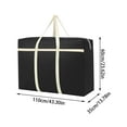 thumbnail image 3 of Oggfader Large Storage Bags Travel Moving Bag Large Capacity Non woven Quilt Bag Portable Duffel Bag Practical, 3 of 5