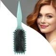 thumbnail image 4 of Cepillo para definir rizos, cerdas de jabalí, peine para pelo rizado, herramienta de peluquería rizada, 4 of 9