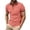 Watermelon Red, variant on Lumeqa Mens Short Sleeve Contrast Trim Polo Shirt Casual Shirts for Men Slim Fit Tops for Daily Wear Office Weekend