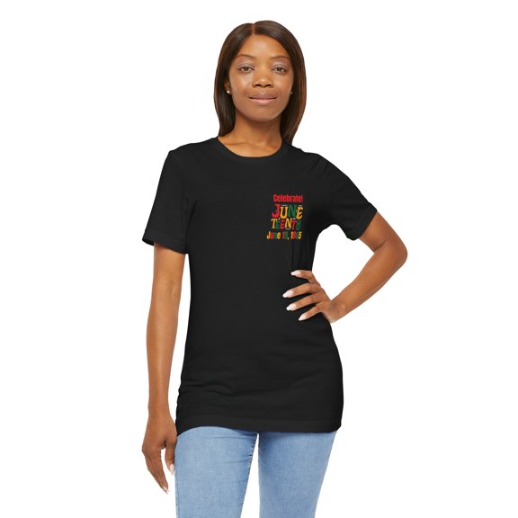 Juneteenth t-shirt Unisex Jersey Short Sleeve Tee