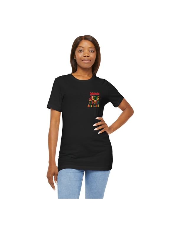 Juneteenth t-shirt Unisex Jersey Short Sleeve Tee