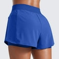 thumbnail image 6 of biudgviw Workout Shorts for Women High Waisted Mesh Inner Athletic Shorts Solid Color Comfortable Beach Shorts for Running, 6 of 6