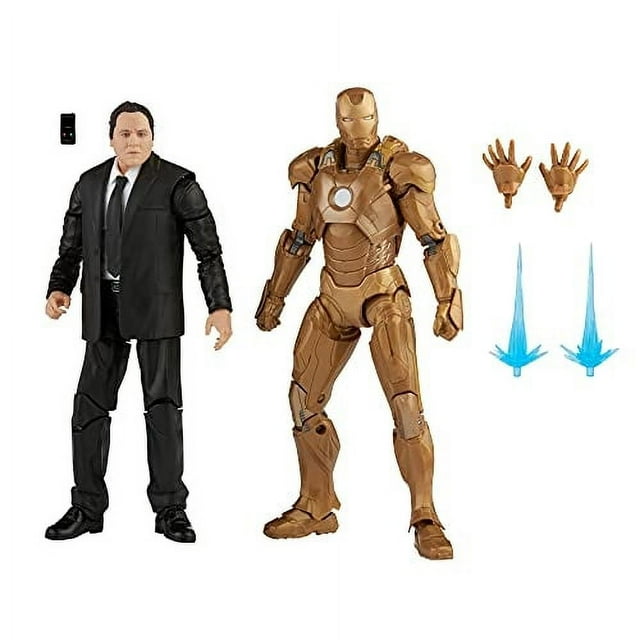 Figura de acción de juguete Hasbro Marvel Legends Happy Hogan a, paquete de 2
