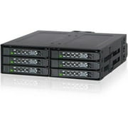 Icy Dock MB608SP-B 2.5 in. Mobile Rack ToughArmor Drive Enclosure Internal, 6 x HDD Supported - Black