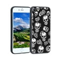 thumbnail image 1 of Compatible with iPhone SE 2022 Phone Case, Skull-3 Case Silicone Protective for Teen Girl Boy Case for iPhone SE 2022, 1 of 1