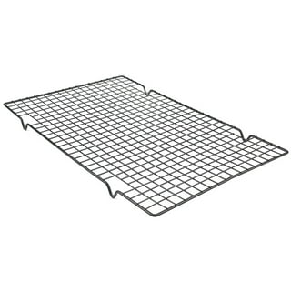Choice 16 7/16 x 24 1/2 Chrome Plated Footed Wire Cooling Rack for Full