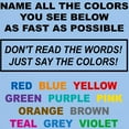 thumbnail image 3 of CafePress - Stroop Effect Color Test Light T Shirt - Men's Classic Graphic T-Shirt, 3 of 4