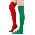 thumbnail image 3 of Halloween 1 pair Women's Thigh High Socks, Polyester Non-Transparent Over-the-Knee Stockings, Halloween Style Stretchy Socks for Cosplay and Party Wear, 3 of 6