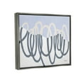 thumbnail image 3 of Stupell Industries Contemporary Split Spiral Shape Graphic Art Luster Gray Floating Framed Canvas Print Wall Art, Design by Kathy Ferguson, 3 of 6