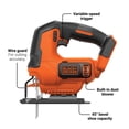 thumbnail image 2 of Sierra caladora BLACK+DECKER 20 V MÁX* POWERCONNECT BDCJS20B, 2 of 6