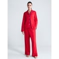 thumbnail image 2 of Free Assembly Matching Family Pajamas Women’s and Women's Plus Top and Pants Gift Set, 2-Piece, Sizes XS-3X, 2 of 4