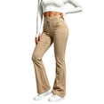thumbnail image 2 of Stamzod Yoga Pants Women High Waisted Drawstring Flare Leggings for Women Tummy Control Workout Leggings with Pocket, 2 of 6