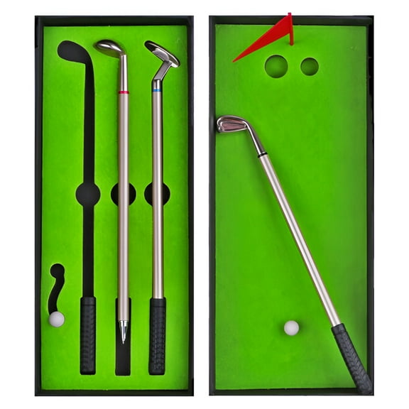 BESTSKY Mini Golf Pen, Pen Gifts for Men Women Adults Dad Coworkers Him Golfers Funny Birthday Gifts Desktop Games Fun Toys Cool Office Gadgets Desk Decor
