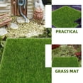 thumbnail image 3 of TEHAUX 10Pcs Garden Artificial Turf Mat Green Simulation Grass for Decorative Scene Layout, 3 of 6