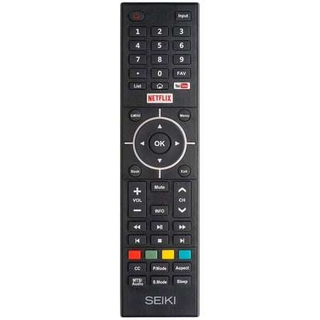 2019 Original Seiki Remote Control SC-2258-1 for Seiki Smart LCD/LED HDTV SC-40FK700N SC-55UK700N