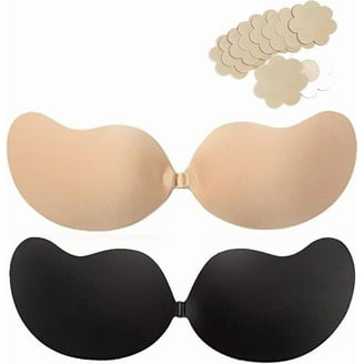 Adhesive Bra Strapless Sticky Invisible Push up Silicone Bra for Backless  Dress - Walmart.com