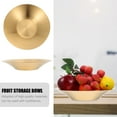 thumbnail image 2 of MasteelfCA 1 Pce Assiette en Acier Inoxydable Bol Rond Bol de Rangement pour Fruits Bol à Pâtes, 2 of 8
