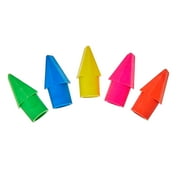 Pen+Gear Pencil Cap Erasers, 25 Count – Assorted Colors, Smudge-Free, Fits #2 Pencils