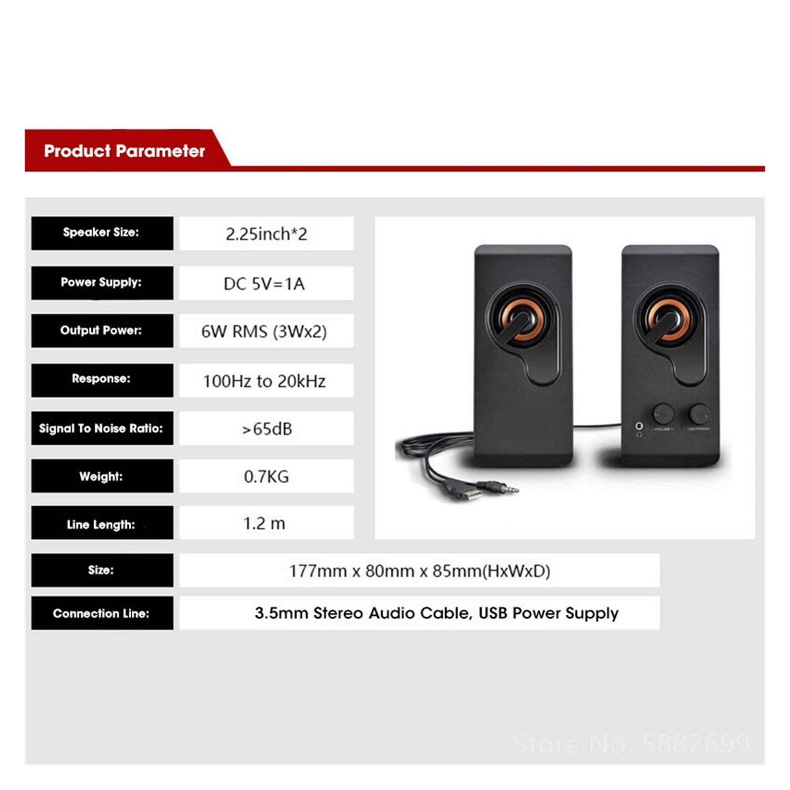 4D Surround Computer Speakers For Laptop Stereo Bass Sound Subwoofer Column Soundbar HIFI Music System Not Bluetooth Speaker USB