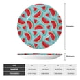 thumbnail image 2 of Kdxio Watermelon Bone China Decorative Plate Ceramic Decorative Plate for Home Office Wall Stand Decorative Plates for Home Bedroom-10in, 2 of 6