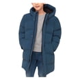 thumbnail image 6 of Rokka&Rolla Boys' Thigh Length Puffer Coat Seamless Borg Lined Jacket, 6 of 13