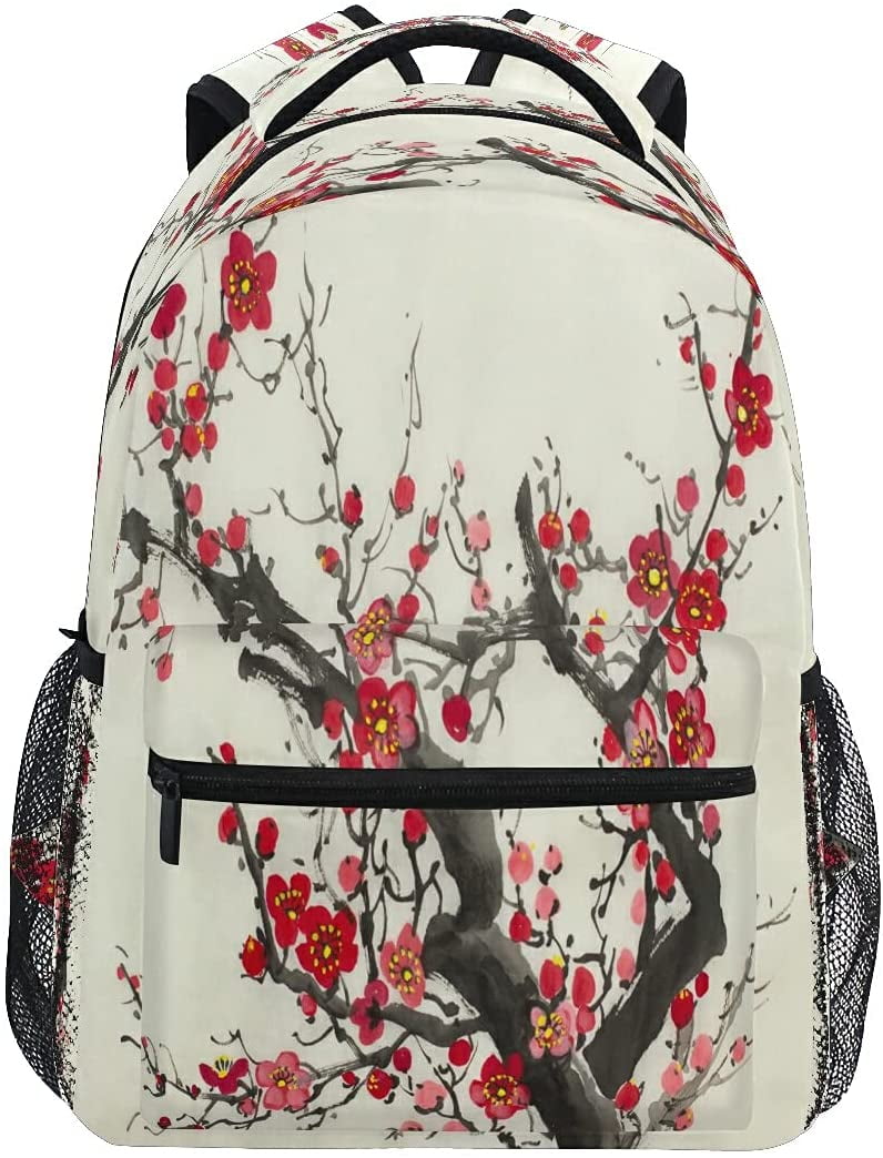 Cherry Or Sakura Backpacks Travel Laptop Daypack School Bags for Teens Men Women