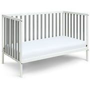 Baby Cache Deux Remi Island Crib, White & Gray