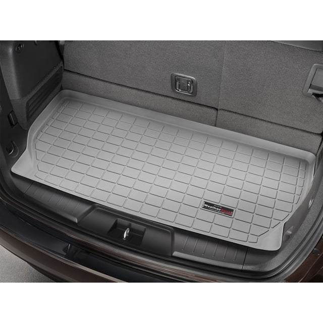 Weathertech Cargo Area Liner 42632 Direct Fit; Raised Edges; Gray; Thermoplastic Elastomer TPE Injection Molded Material; Non-Skid