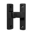 thumbnail image 1 of Cerradura de puerta de 90 grados con tornillos, fácil instalación, cierre metálico. Negro, 1 of 9