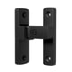 thumbnail image 1 of Cerradura de puerta de 90 grados con tornillos, fácil instalación, cierre metálico. Negro, 1 of 9