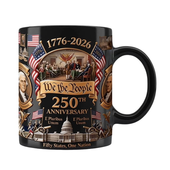 250 Anniversary Bottle, 250th Anniversary We The People Heritage Glass, 250th Anniversarys Decanter for Liquor Scotch Bourbon or Wine, Father's Day Patriotic Gift