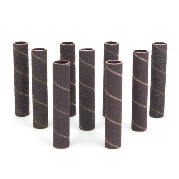 Big Horn 19541 1/2 inch Dia x 3 Inch Sanding Sleeves - 3 Fine, 3 Medium, 3 Coarse