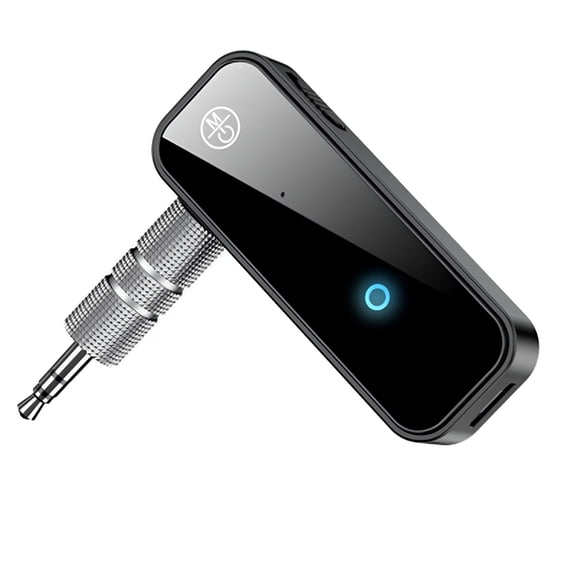 GJX Bluetooth Calling Portable Music Receiver Audio Wireless Hands-Free Compatible with Car Transmitter Auxiliary Support Microphone Bluetooth Adapter 5.0 Car FM Transmitter