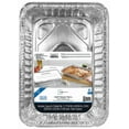 thumbnail image 4 of Mainstays 9.38" x 11.75" Large Aluminum Pan with Folded Lids, 2 Count, 4 of 6