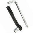 thumbnail image 3 of Professional Oil Filter Wrench Black Metal Chain Wrench Device 1Set, 3 of 3