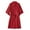 Red, variant on Seductiva Clothing Terry Cloth Robes for Women Women's Soild Satin Sleepwear Pajamas Bathrobe Nightgown for Bride Wedding Party Soft Ladies Sleepwear