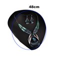 thumbnail image 4 of OPOLSKI 3Pcs Jewelry Set Adjustable Anti-fade Teardrop Necklace Drop Earrings Jewelry Set A, 4 of 7