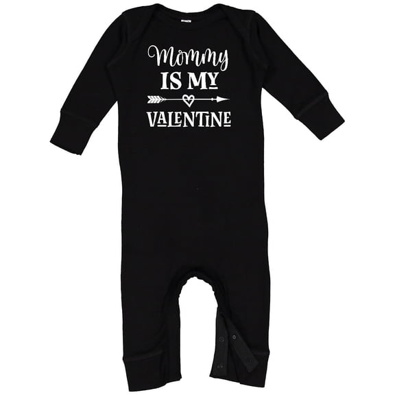 Inktastic Mommy is My Valentine Boys Baby Romper Coveralls