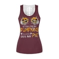 thumbnail image 3 of Kiapeise Women 2 Pcs Halloween Printed Sets, Sleeveless Racerback Tank Top + Tight Shorts Pant Fitness Clothes, 3 of 6