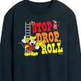 thumbnail image 3 of Disney - Firefighter Mickey - Stop, Drop, & Roll - Men's Long Sleeve T-Shirt, 3 of 5