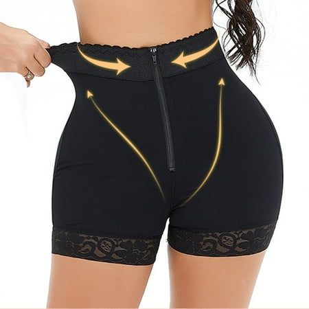 

HAXMNOU Womens High Waist Abdominal Lifting Panties Postpartum Waist Body Sculpting Body Boxer Black L