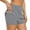 Grey, variant on SUYIDA Women's Athletic Skort High Waist Trendy Summer Yoga Skirt Solid Color Fashion Shorts Skirt with Pocket Black,L