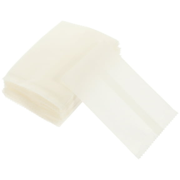 WRISTBIQUE 100Pcs Recyclable White Paper Baking Bags for Bread Sandwich Candy and Snack Use