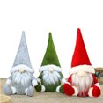 thumbnail image 1 of Leipple Christmas Gnome Plush Decorations - Adornos de duende de Papá Noel escandinavo Tomte sueco hecho a mano - Gnome Christmas Decor para el hogar, restaurantes, oficina - 3 paquetes Zhivalor  MZQ-1106, 1 of 7